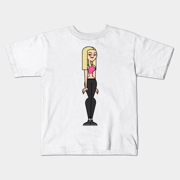 Total Drama OC - Chantal Johnson Kids T-Shirt by ArtByTerranceJones